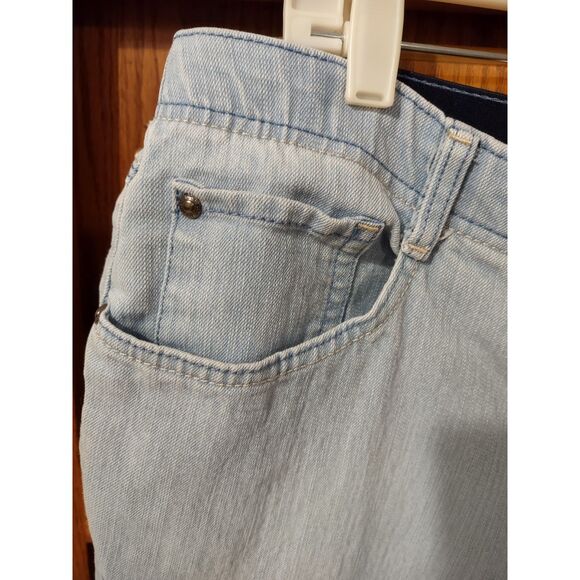 Just My Size Woman's Plus Control Waistband Capri Jeans - Picture 5 of 11